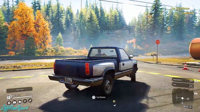 Driving a Chevrolet CK1500 pickup through VERY DEEP mud! | Snowrunner PS5 HD Gameplay смотреть онлайн