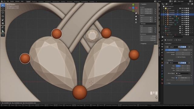 Blender 3D. Подвеска - сердечко смотреть онлайн