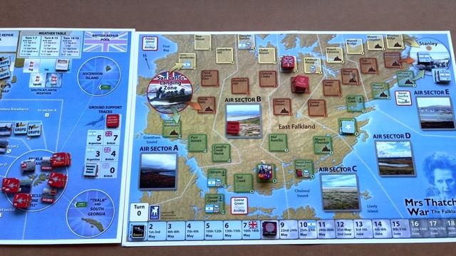 Mrs Thatcher’s War, the Falklands 1982. Turns 16 to 19 plus end game summary смотреть онлайн