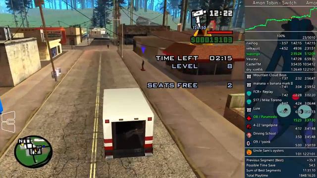 [Former World Record] GTA:SA 100% Speedrun In 11:59:28 (Part 1)