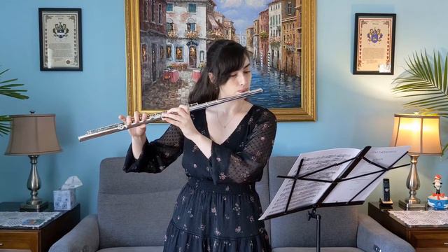 Nicole Auriti Audition Tape: Sonata for flute and piano in C major (Taktakishvili) смотреть онлайн