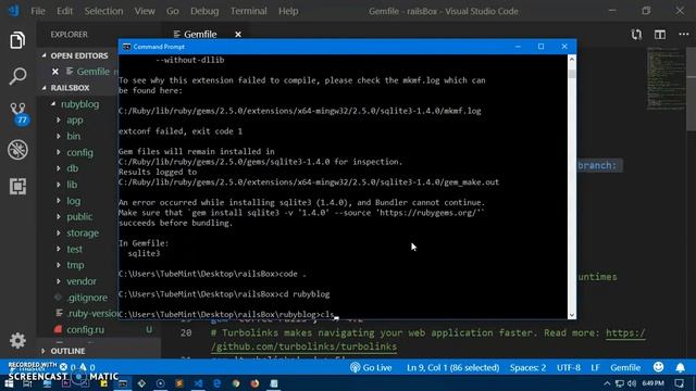 Fixed: sqlite3 gem error ruby on rails on Windows смотреть онлайн