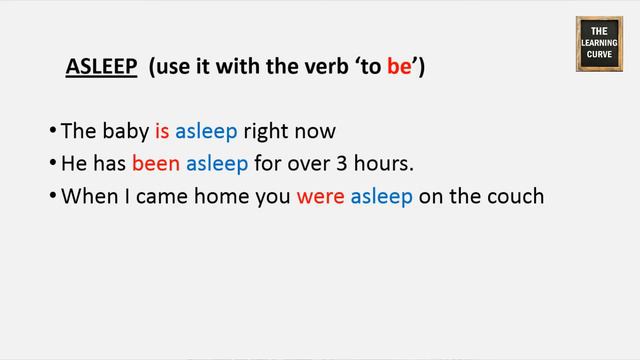 Understanding Words & Idioms Related To  L Sleep L Asleep L Oversleep L Sleep In