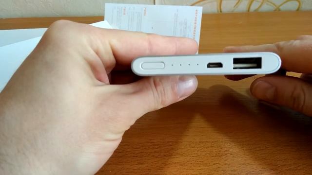 Обзор Xiaomi Mi Power Bank Slim 5000mAh