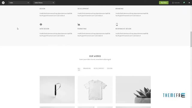 Folim - Clean Minimalist Portfolio WordPress Theme Edwin Susum смотреть онлайн