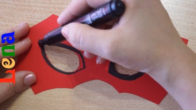 Spiderman Maske Basteln  ? How To Make Spiderman Mask ? как сделать маску человека паука
