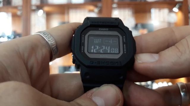 Casio G-Shock GW-B5600BC Настройка часов модуль 3461- функции и настройка будильника Сasio