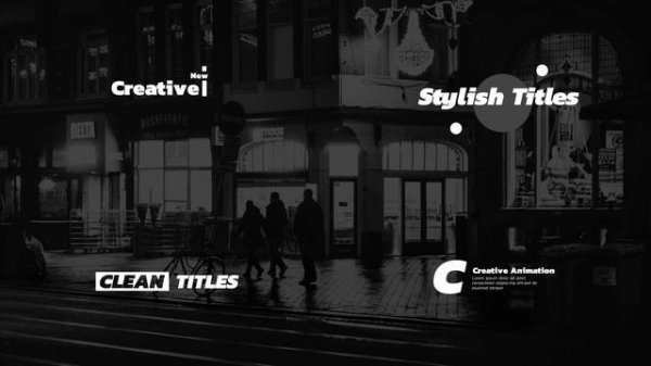 Final Cut Pro и Apple Motion | минимальные заголовки