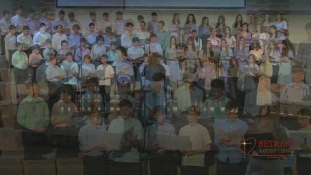 Beneath the cross of Jesus - поет подростковый хор ц. Вифания MN смотреть онлайн