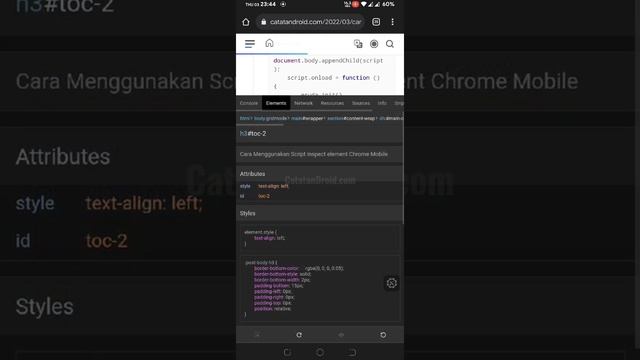 Inspect Element on Mobile Chrome Android смотреть онлайн