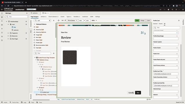 Redwood Guided Process Pattern in Visual Builder смотреть онлайн