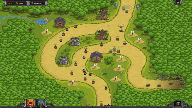 Kingdom Rush Ветеран Железное испытание Сребролесье смотреть онлайн