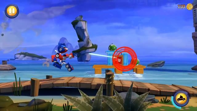 Angry Birds Transformers #1 мультик игра о злых птичках ТРАНСФОРМЕРАХ и их приключениях смотреть онлайн