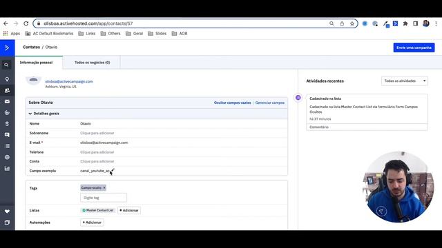 ActiveCampaign: Como usar campo oculto e UTMs em Formulários смотреть онлайн