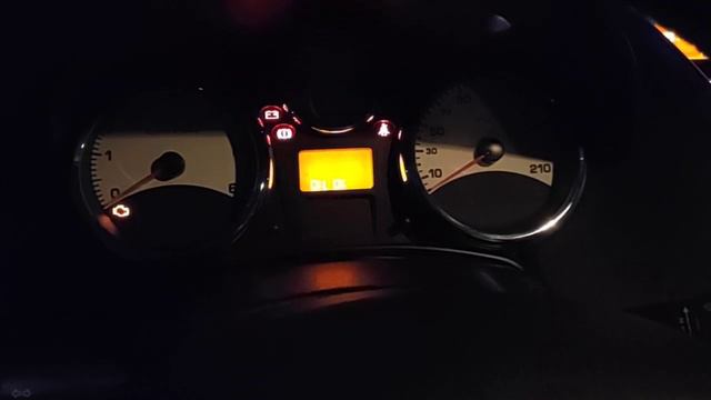 Peugeot 207 1.6 HDI Cold Start -16 Celsius Winter