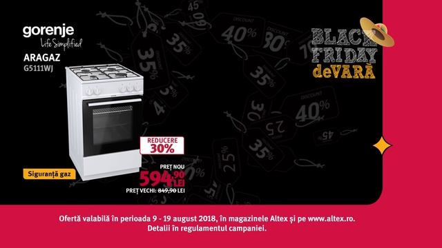 BLACK FRIDAY de VARĂ | Aragaz & Storcător de fructe și legume GORENJE смотреть онлайн