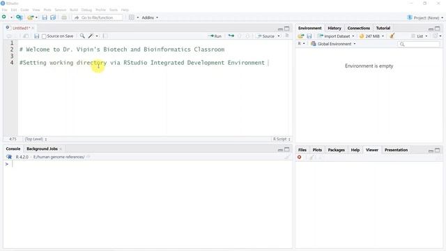 R studio utilities - Customization, set up working directory , import, install with mouse click смотреть онлайн