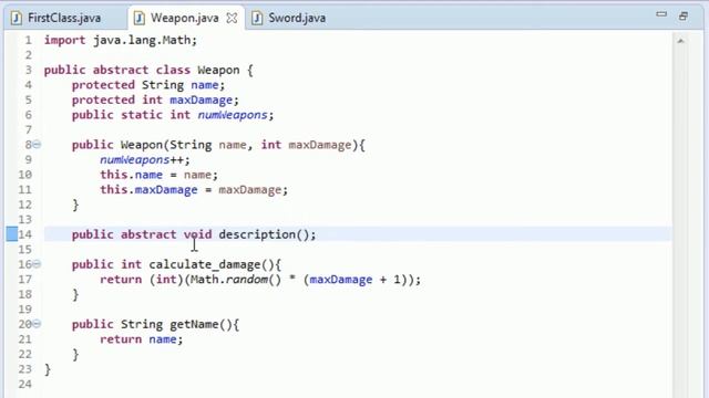 Learn Java for Beginners - 68 - Abstract смотреть онлайн
