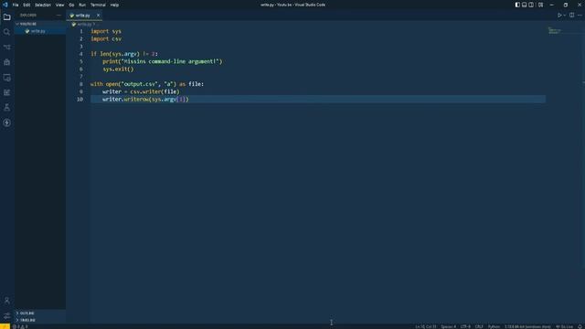 How to use CSV.WRITER in PYTHON | Tutorial смотреть онлайн