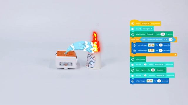 C4 VinciBot Fire Engine Activity Cards for Matatalab VinciBot Coding Robot Set смотреть онлайн