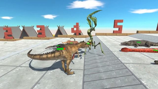 Rescue The Dinosaur Boss | Carnivores Dinosaurs Attack - Animal Revolt Battle Simulator смотреть онлайн