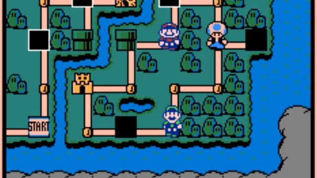 Super Mario Bros 3 (NES) - The Sky(World 5) in minor key смотреть онлайн