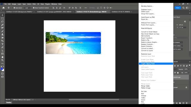 Using the Clipping Mask tool using Photoshop 2023 смотреть онлайн