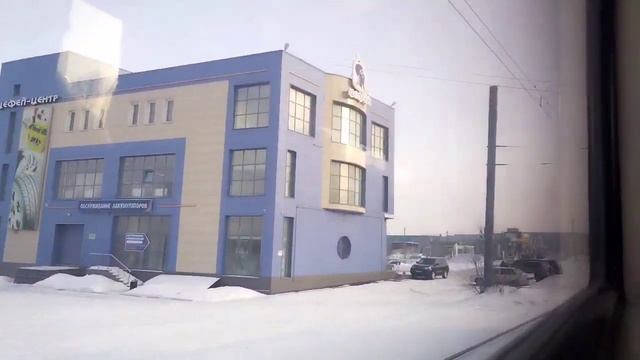 поездка на трамвае КТМ-5М3 ( 71-605 мод Челябинск ), борт 1270, маршрут 18 смотреть онлайн