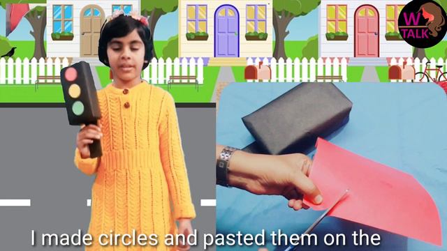 How to make traffic light signal project/ activity | Traffic light rhyme | Red light what do you sa смотреть онлайн