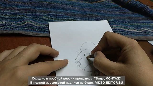 поэтапное рисование пина из смешариков смотреть онлайн