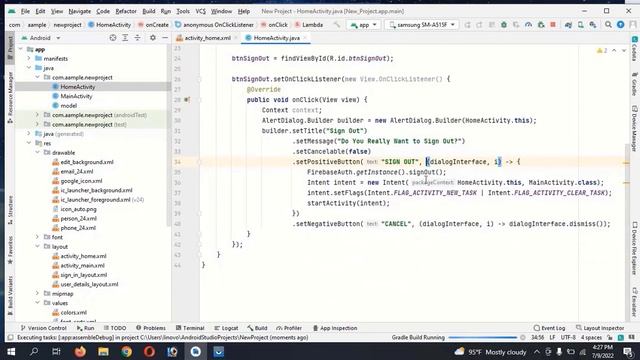 firebase google sign in android example phone sign in android studio part 3 смотреть онлайн