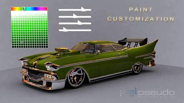 Pseudo Interactive Car Customization Demo смотреть онлайн