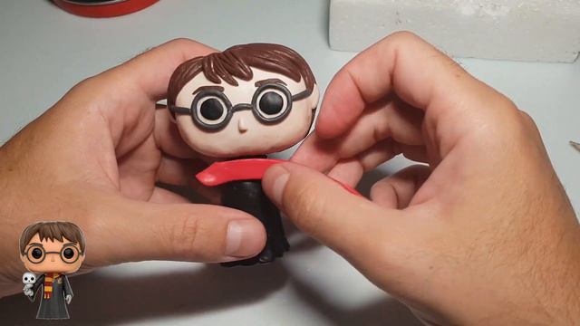 DIY Como Hacer Funko Pop HARRY POTTER En Fimo (Plastilina/porcelana Fria/Clay)