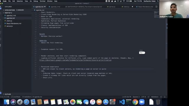 The Internals Discussion (E2 - Slot 2) - Server Side Rendering in React смотреть онлайн