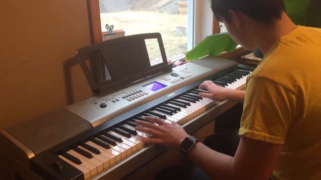 Vivaldi Summer (3rd Movement) Storm on Yamaha YPG 535 Piano смотреть онлайн