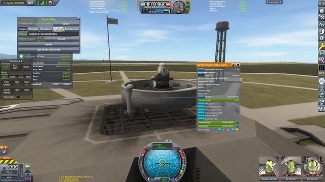 KSP Warp Drive Mod - Blueshift: Basic Look At The Warp Engine Operation