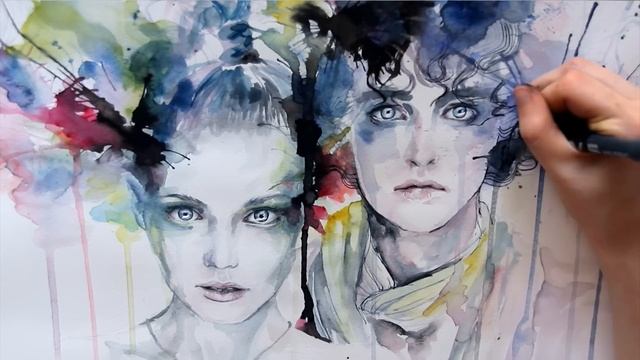 Skies On Fire - Speed Painting The Green Children смотреть онлайн