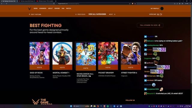 Lirik votes for Game of The Year | The Game Awards 2023 смотреть онлайн