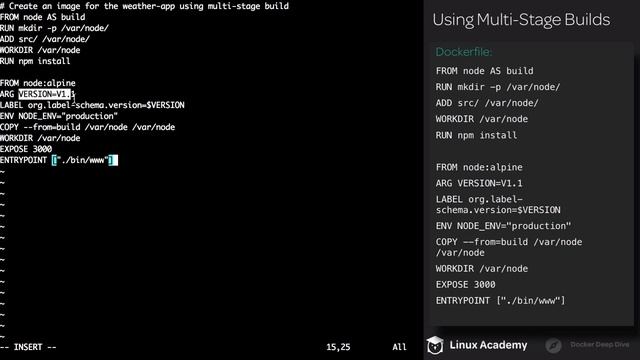 08 2 Using Multi Stage Builds смотреть онлайн