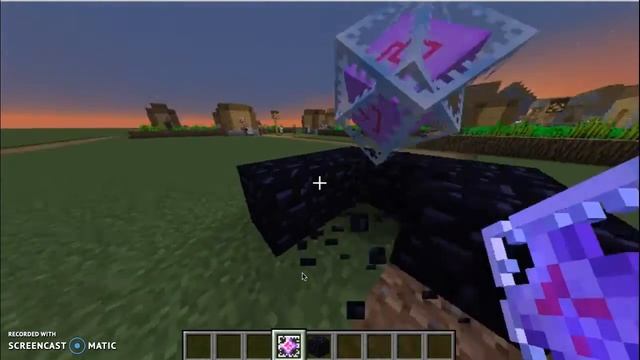 Minecraft Tutorial #4 // How to place End Crystal смотреть онлайн