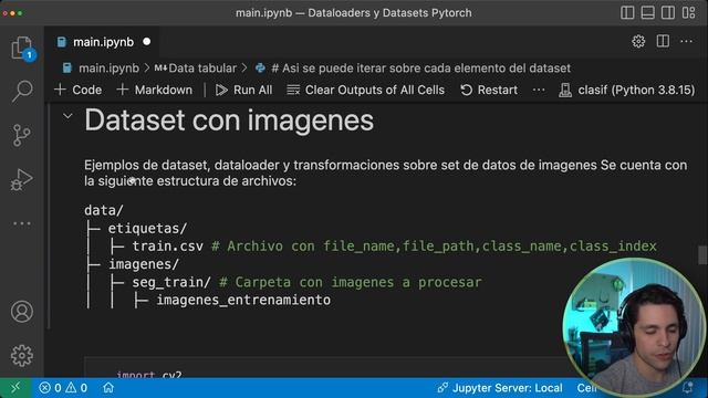 Dos conceptos importantes en Pytorch, Dataset y DataLoaders смотреть онлайн