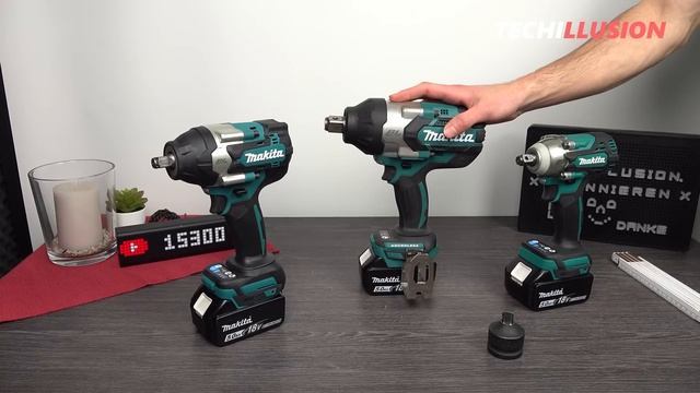 ?DER ULTIMATIVE VERGLEICH!? - MAKITA 18V Akku Schlagschrauber Vergleich - DTW300 - DTW700 - DTW1001