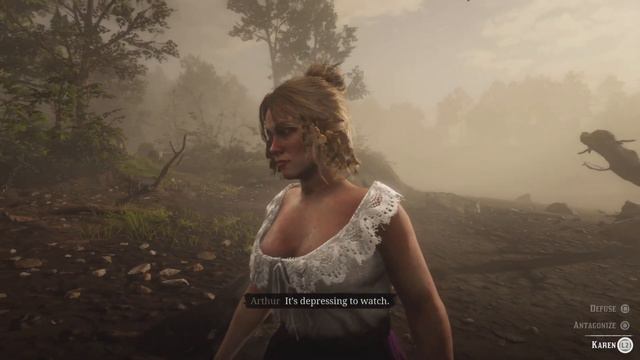 Karen can't see Arthur's joke | Rdr2 смотреть онлайн