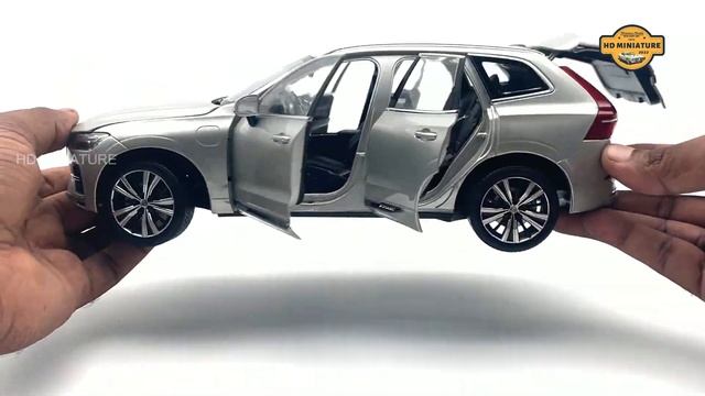 Unboxing Realistic Miniature Volvo XC60 Recharge 1:18 Scale Model смотреть онлайн