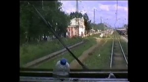 !!! Ретро !!! ...из кабины ЧС7-095 с поездом №658 Москва - Иваново...