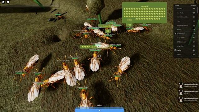 YELLOW ANT FUN! (ROBLOX ANT LIFE)