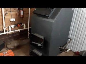 Пробую мелкий уголь дольше прогорит?Котел Неделька КО-60