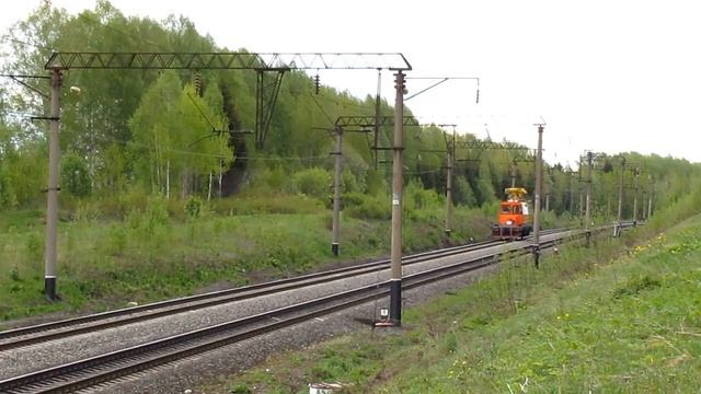Мотовоз МПТ6 587 на перегоне Кожиль - Глазов Горьковской железной дороги. смотреть онлайн