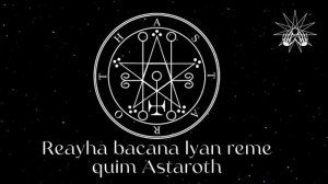 Астарот | Энн - медитация с Астаротом ( Клипотический поток ) | Astaroth | Enn meditation chanting