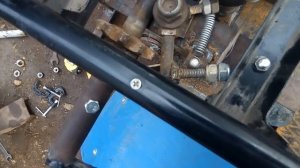 самодельная навеска для минитрактора с рулевым редуктором от ваз